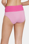 Zivame Anti-Microbial High Rise Full Coverage Tummy Tucker Hipster Panty (Pack of 2) - Multicolor — thumbnail 3